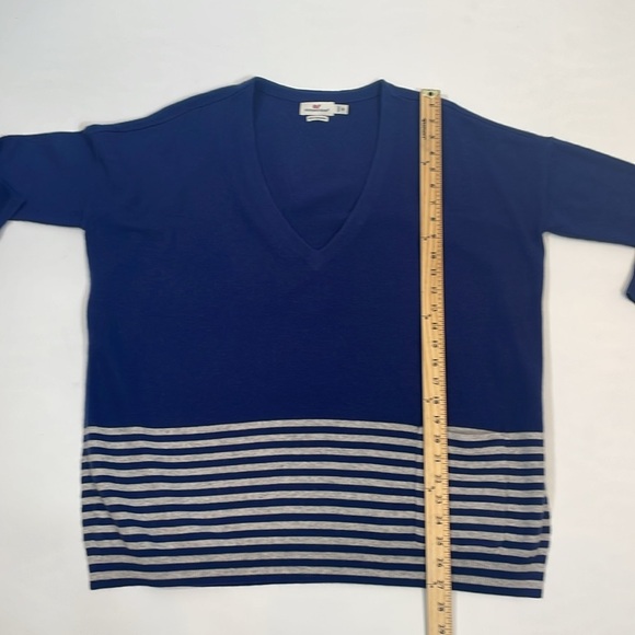 Vineyard Vines Sweater XS Relaxed Oversized Wool Cashmere Blend Navy EUC - Picture 6 of 11